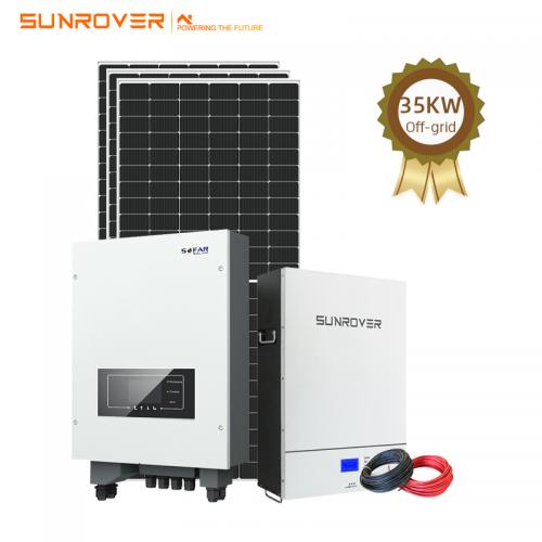 35KW Off-grid Solar Power System for Home Use with Battery