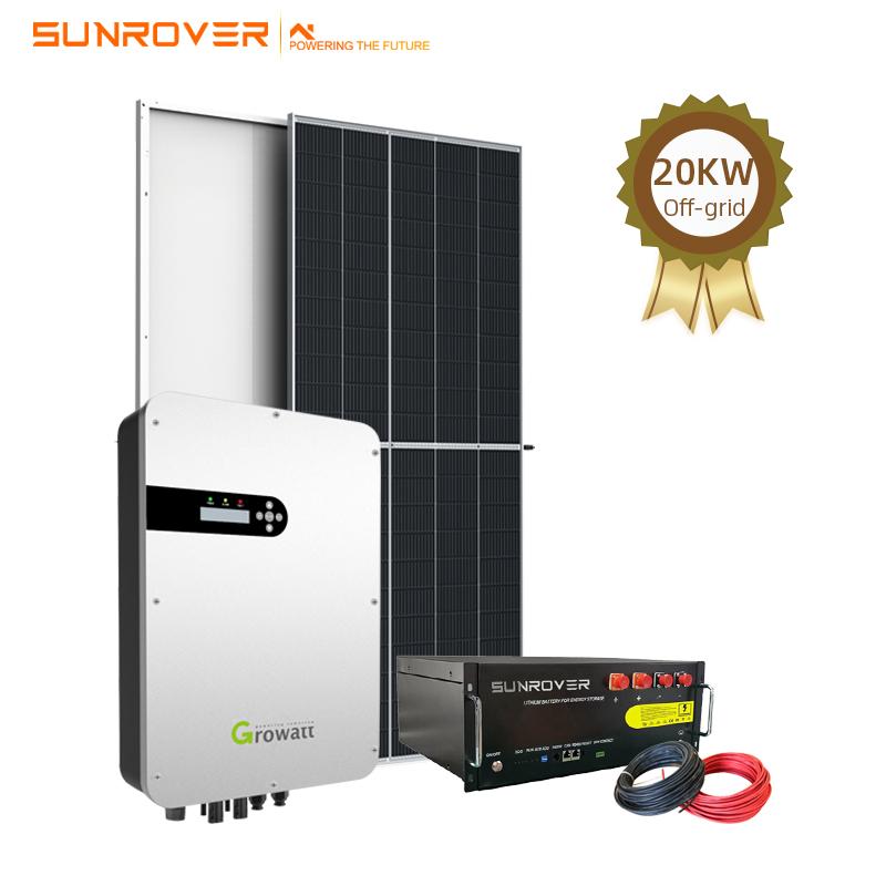 20KW Off-grid Solar Power System for Home Use with Battery