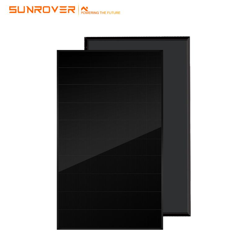 all black panels 375w 380w 410w 415w  black panels with stock