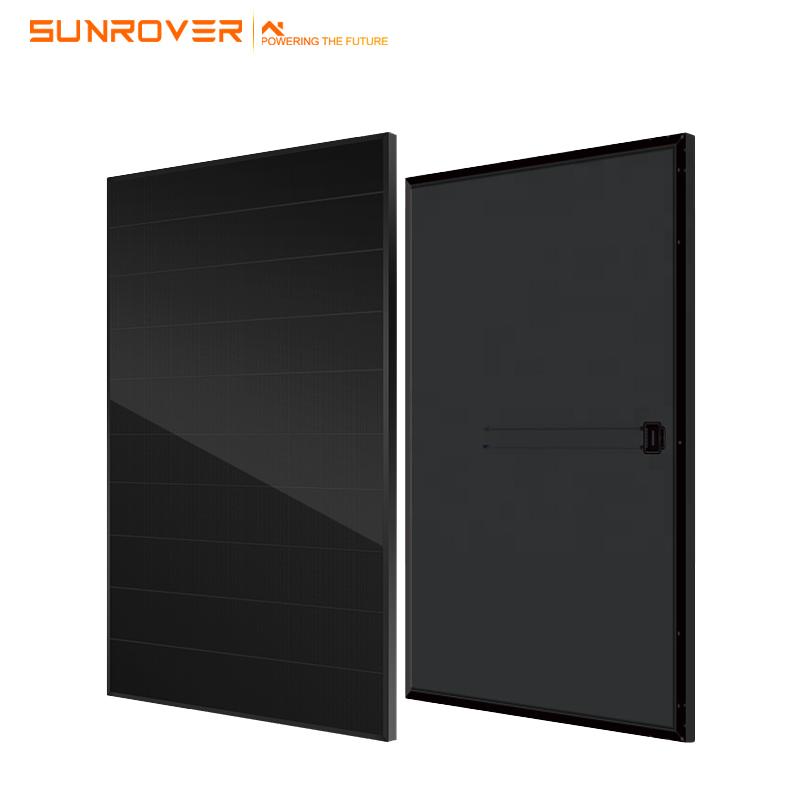 all blackpaneles solares costo375w 380w 410w 415w  black panels with stock