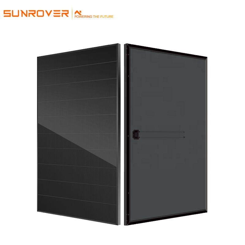 solar 405w full black shingled module