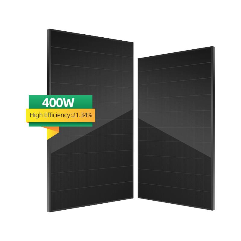 all black shingled mono solar panels