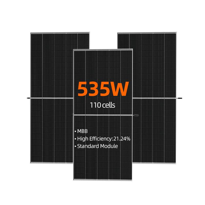 bifacial half cell panel from 535w to 555w