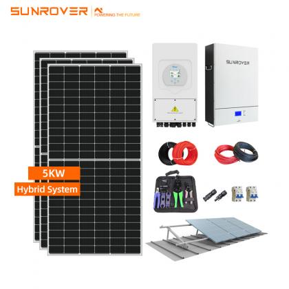 5kw hybrid rooftop solar system