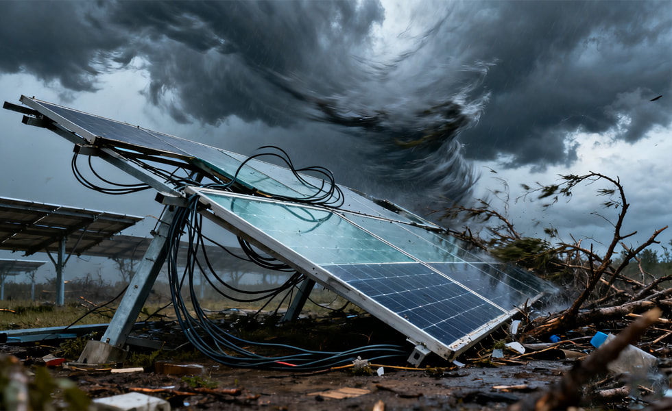 Alerta de tifón: ¿Puede su sistema de energía solar sobrevivir a la furia?