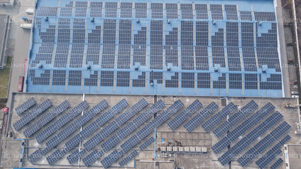 ¡El proyecto de techo fotovoltaico del sistema solar conectado a la red 1.78MW se completó a la perfección!