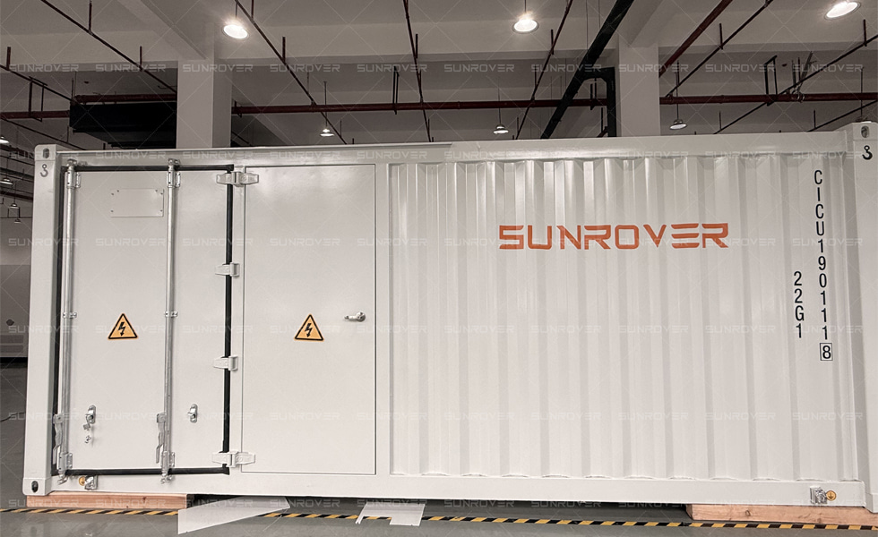 SUNROVER completa la producción de BESS en contenedor de 20 pies, preparado para su envío a EE. UU.