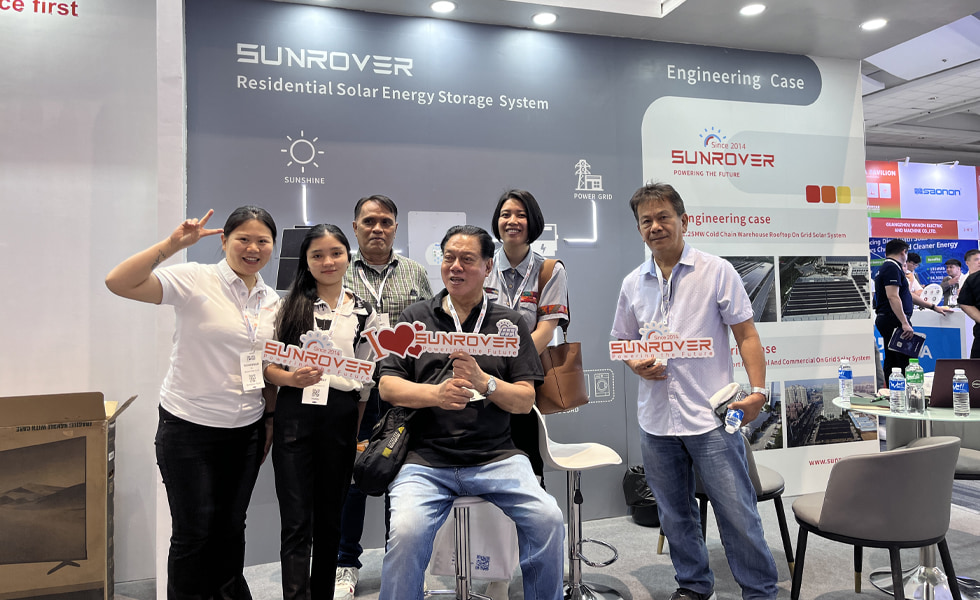 SUNROVER dinamiza la Exposición filipina de energía solar y almacenamiento con una participación récord y un pedido histórico