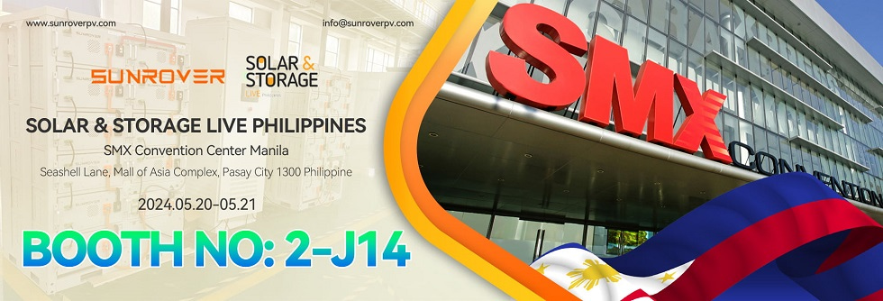SUNROVER está listo para asistir a la exposición de energía fotovoltaica Solar & Storage Live Filipinas 2024