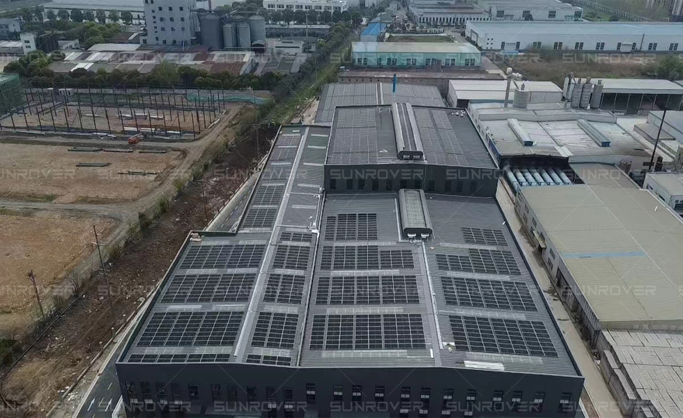 El proyecto fotovoltaico distribuido en tejados de SUNROVER en China se conectó con éxito a la red